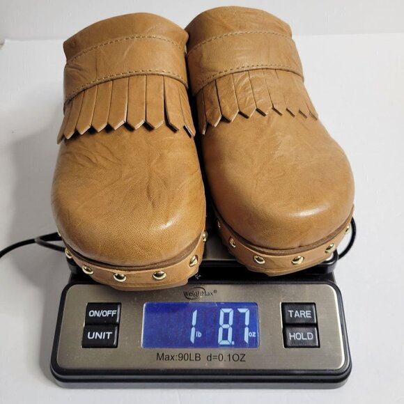 KELSI DAGGER Leather Hobby Studded Clogs Women Size 5.5 - Picture 14 of 14